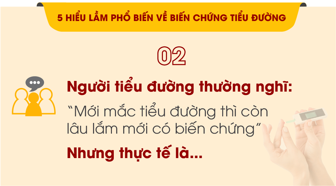 5 hiểu lầm phổ biến về biến chứng tiểu đường khiến bệnh nặng hơn