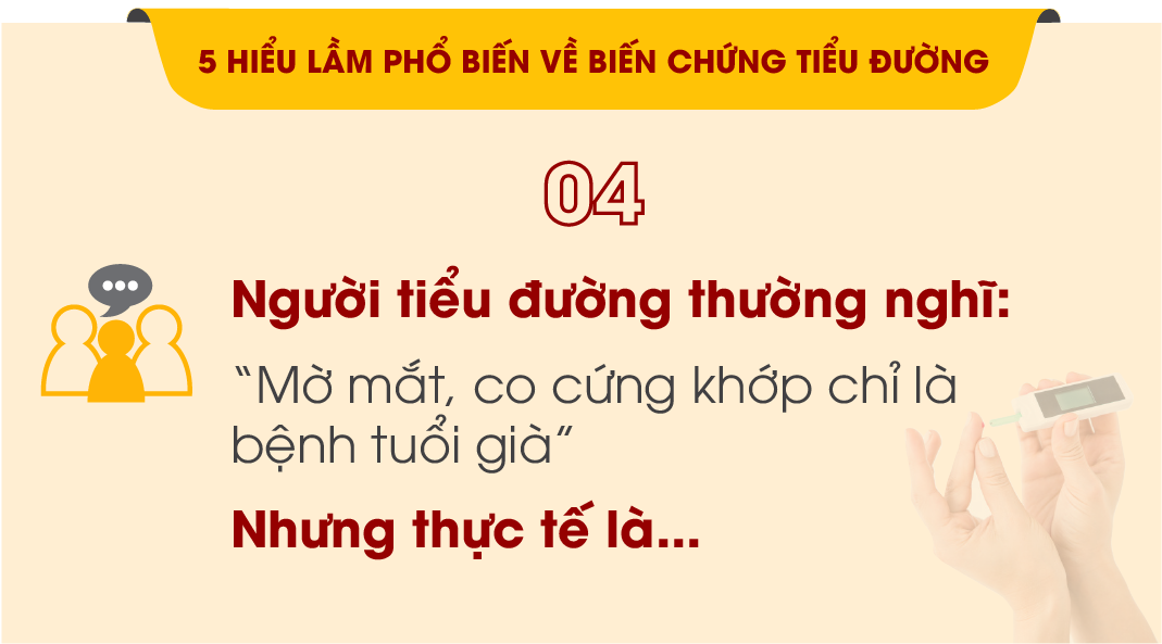 5 hiểu lầm phổ biến về biến chứng tiểu đường khiến bệnh nặng hơn
