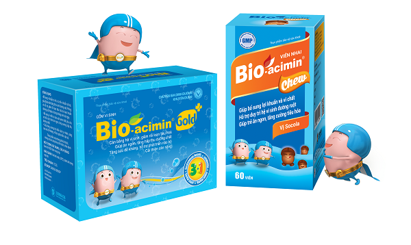 Men vi sinh Bio-acimin - "chìa khóa" cho bé tiêu hóa khỏe toàn diện