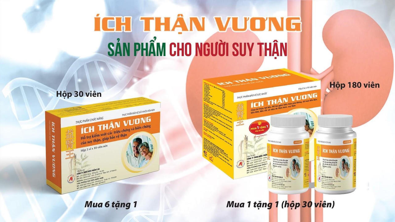 Ích Thận Vương - Giải pháp từ thảo dược giúp cải thiện bệnh thận an toàn, hiệu quả