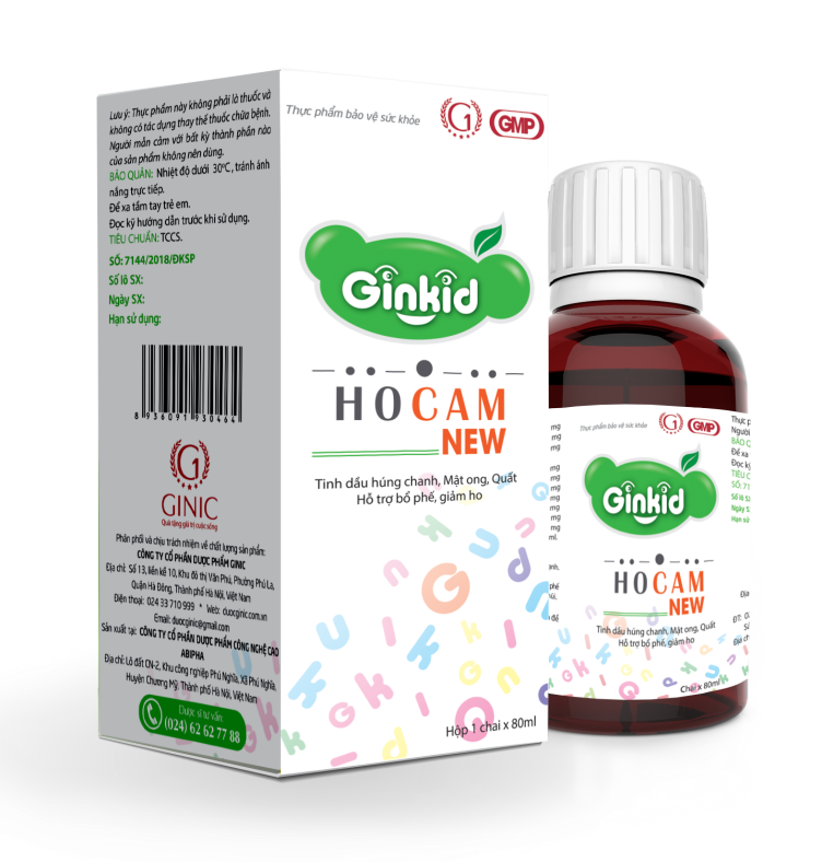 Ginkid Hocam – trợ thủ bảo vệ hệ hô hấp trẻ lúc giao mùa