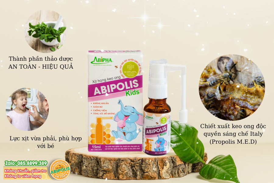 3 tiêu chí chọn xịt họng chuẩn giúp con vượt qua bệnh hô hấp lúc giao mùa