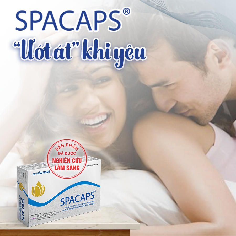 Spacaps - Giải pháp khắc phục suy giảm ham muốn, lấy lại “lửa yêu” cho nữ giới