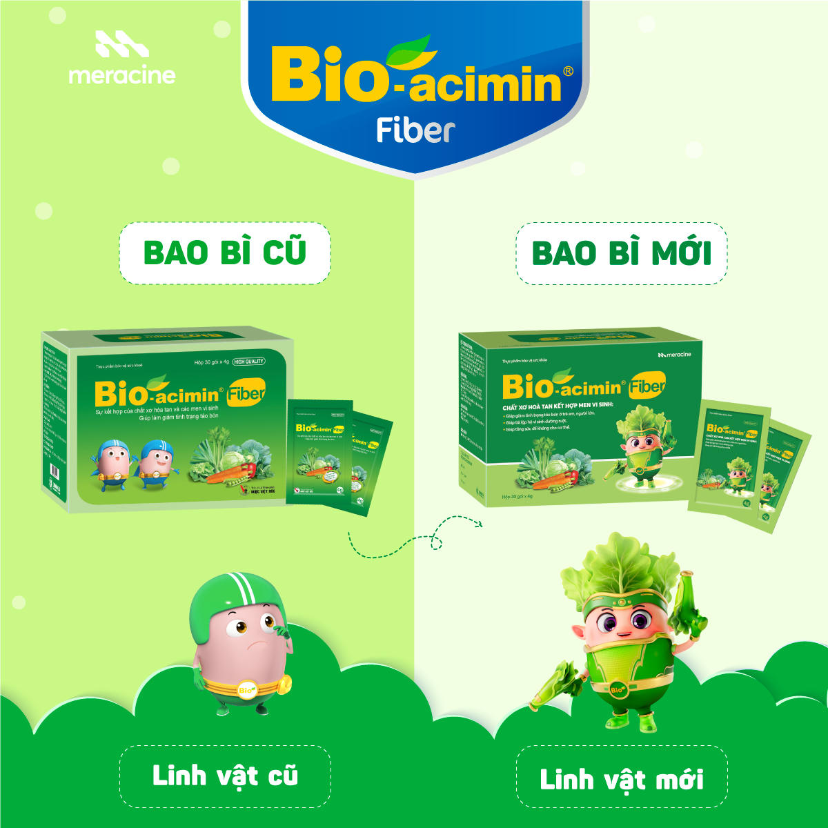 Cốm vi sinh Bio-acimin 'thay áo' - Diện mạo mới, bước tiến mới