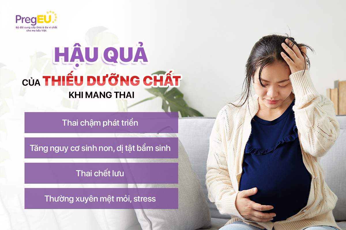 Thiếu dinh dưỡng trong thai kỳ: Nguyên nhân, hậu quả và cách khắc phục