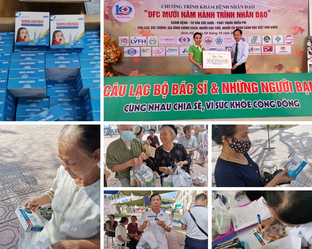 Abipha đồng hành cùng chương trình khám bệnh nhân đạo 'DFC mười năm hành trình nhân đạo'