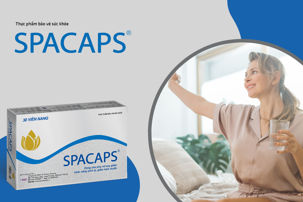 Dấu hiệu tiền mãn kinh sớm và cách cải thiện hiệu quả từ thảo dược Spacaps