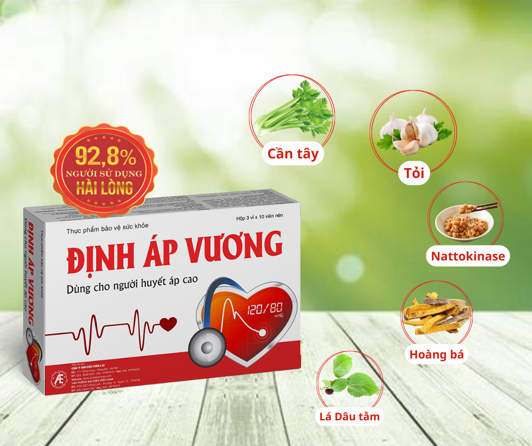 7 cách giảm huyết áp cao tự nhiên tại nhà và bí quyết từ Định Áp Vương 