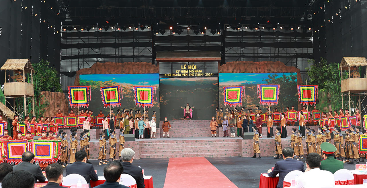 Hình ảnh ấn tượng tại Lễ hội kỷ niệm 140 năm Khởi nghĩa Yên Thế