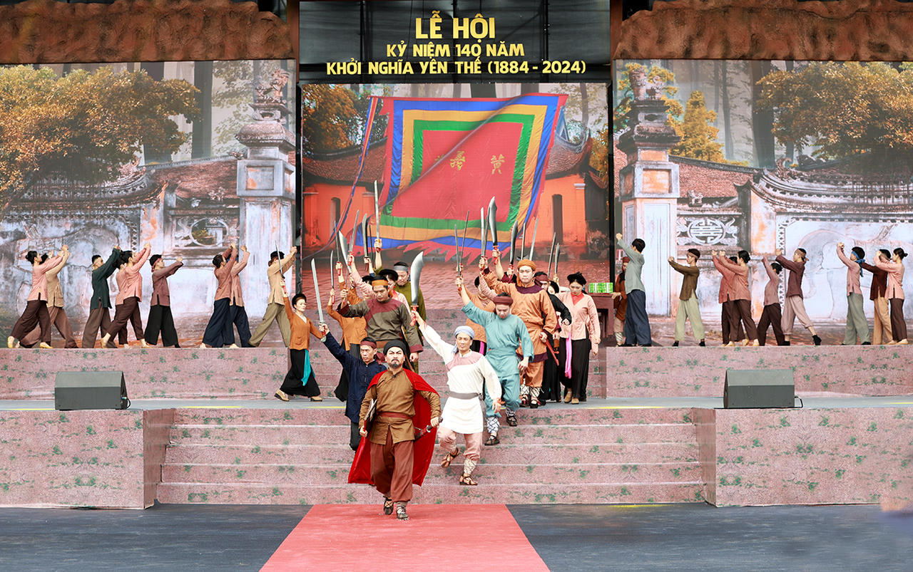 Hình ảnh ấn tượng tại Lễ hội kỷ niệm 140 năm Khởi nghĩa Yên Thế