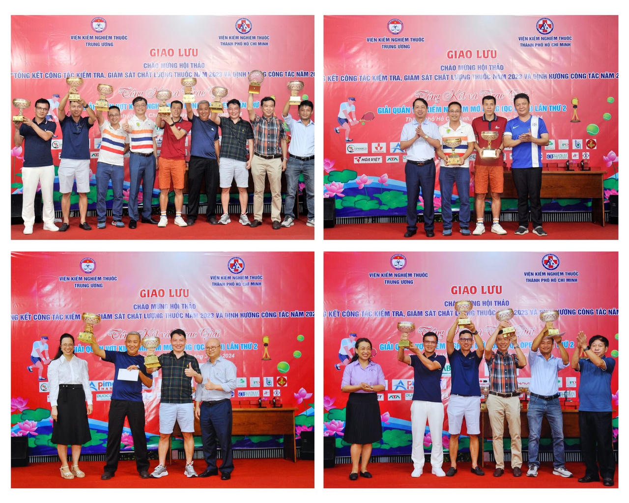 Dược phẩm quốc tế Abipha giành giải 3 Giải tennis Ngành kiểm nghiệm mở rộng 2024