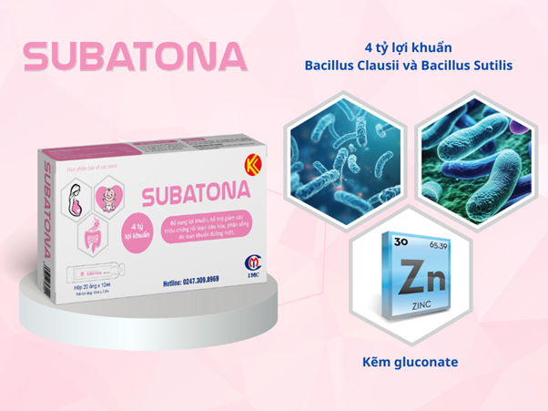 Dấu hiệu trẻ biếng ăn do thiếu kẽm và giải pháp toàn diện từ Subatona