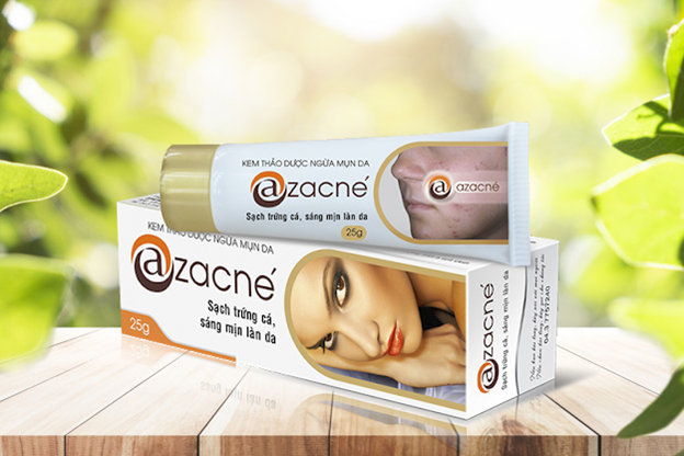 Bí quyết giảm mụn trứng cá nặng từ kem thảo dược Azacné