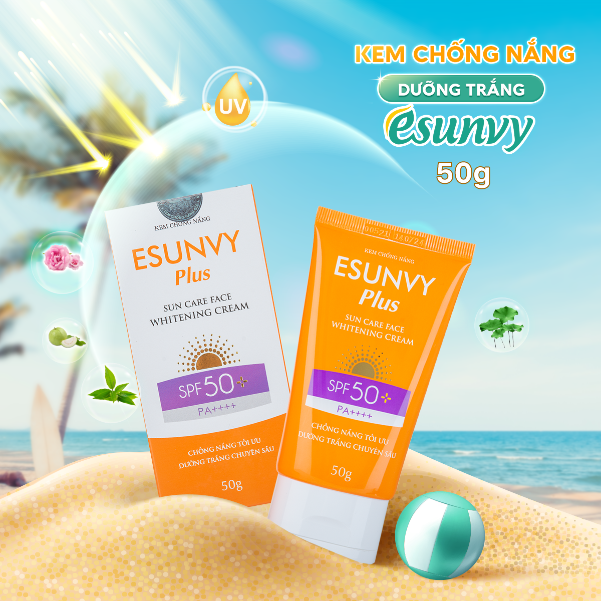 Kem chống nắng Esunvy: Tạm biệt nỗi lo bị nám, sạm da khi đi máy bay