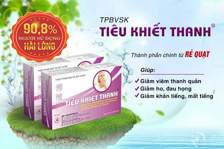 'Đẩy lùi' hạt xơ dây thanh, ngừa biến chứng nhờ Tiêu Khiết Thanh