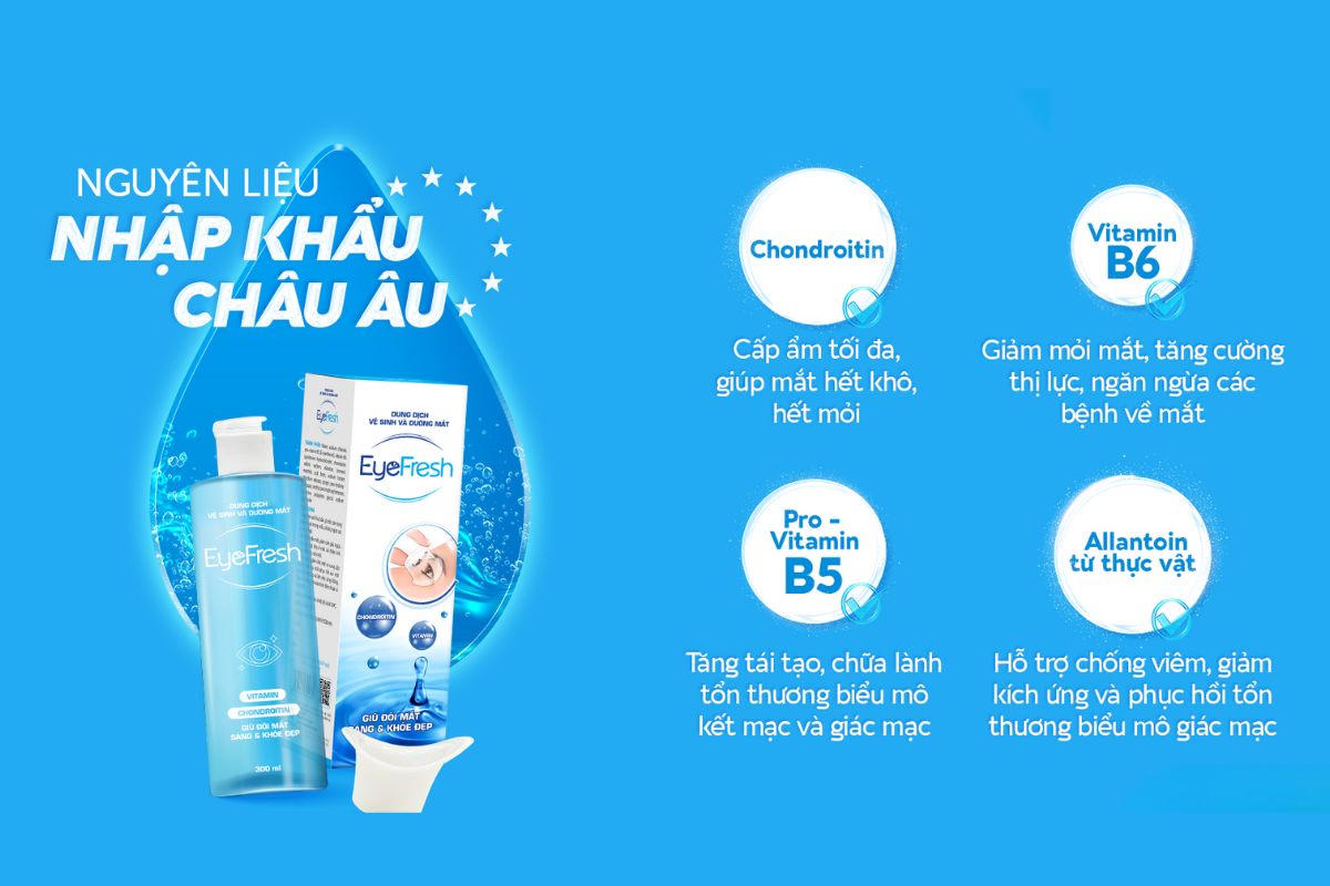 Giải pháp làm sạch sâu và dưỡng mắt an toàn, hiệu quả