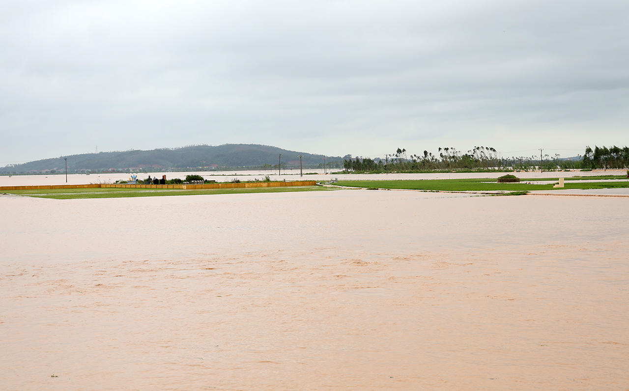 Bắc Giang nhiều nơi ngập nặng sau cơn bão số 3