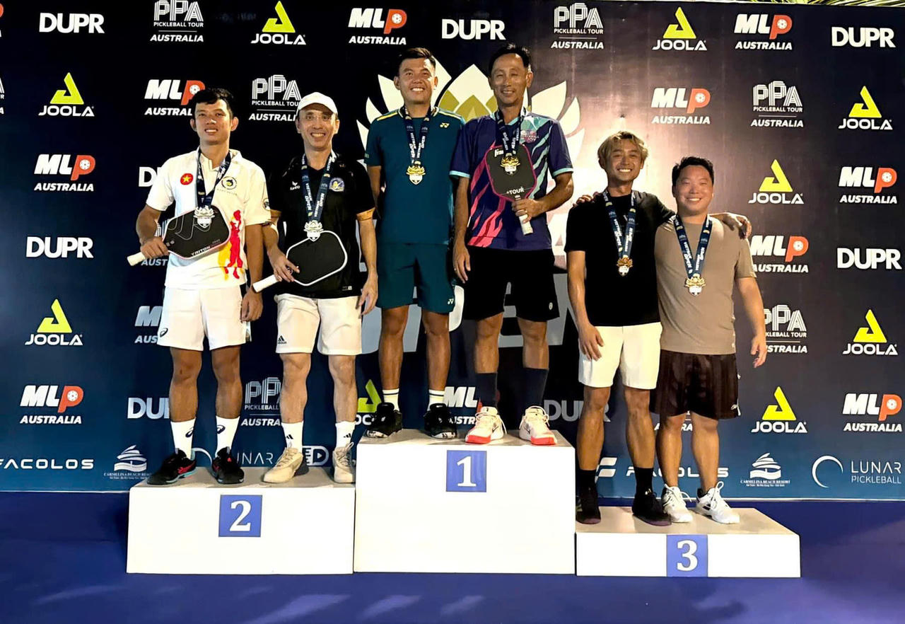 Team D-Joy giành hàng loạt huy chương tại giải đấu pickleball PPA Tour Australia - Việt Nam Open 2024