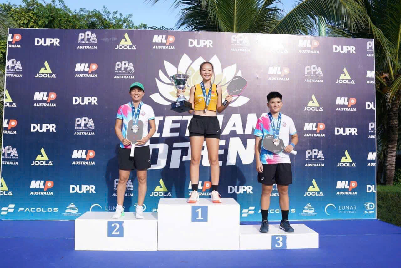 Team D-Joy giành hàng loạt huy chương tại giải đấu pickleball PPA Tour Australia - Việt Nam Open 2024