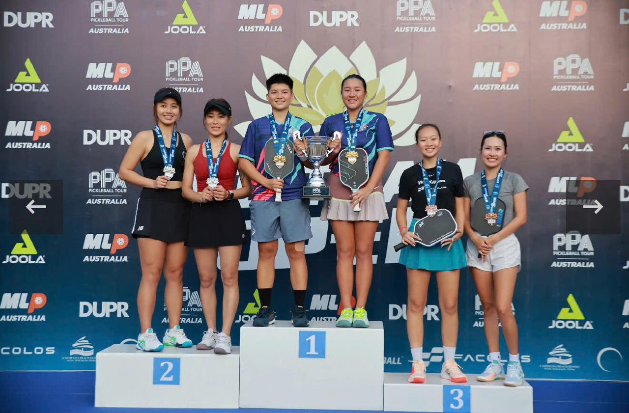 Team D-Joy giành hàng loạt huy chương tại giải đấu pickleball PPA Tour Australia - Việt Nam Open 2024