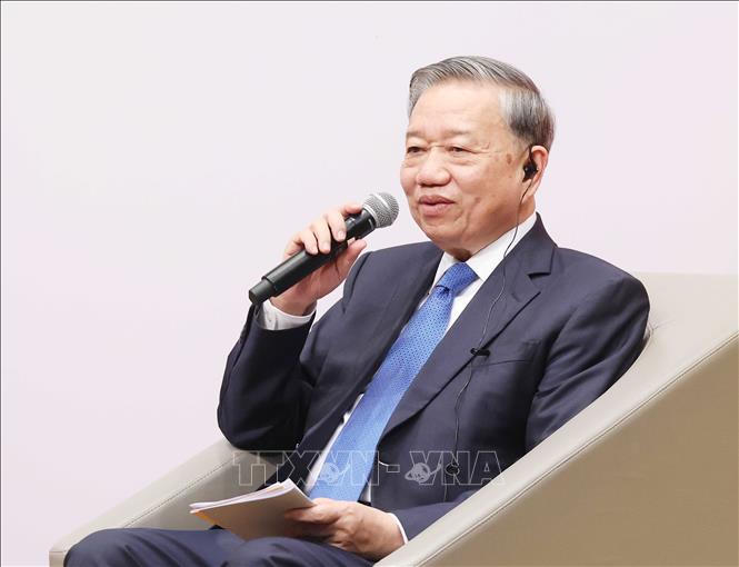 Tổng Bí thư Tô Lâm phát biểu chính sách tại Trường Chính sách công Lý Quang Diệu