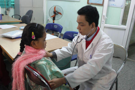 1400 trẻ nhỏ được khám sàng lọc bệnh tim miễn phí tại Quảng Bình