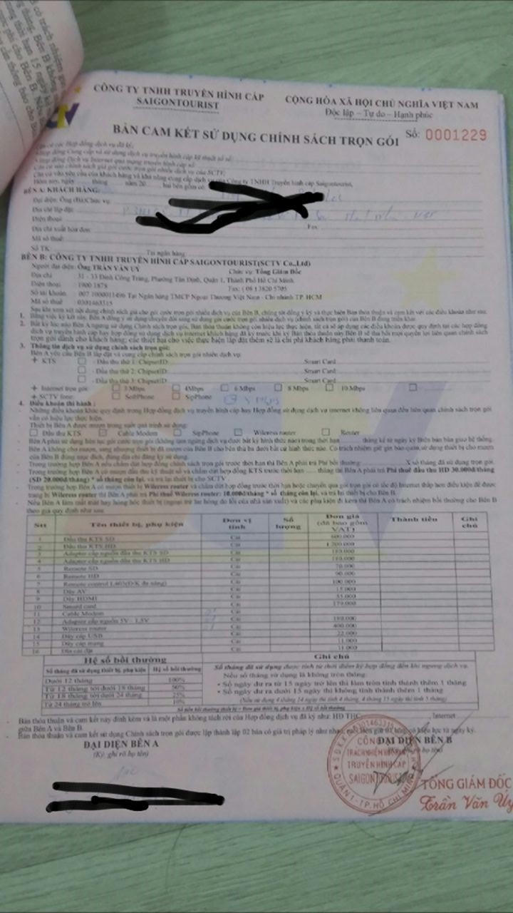 Khách hàng bức xúc việc thuê bao truyền hình SCTV “tê liệt”