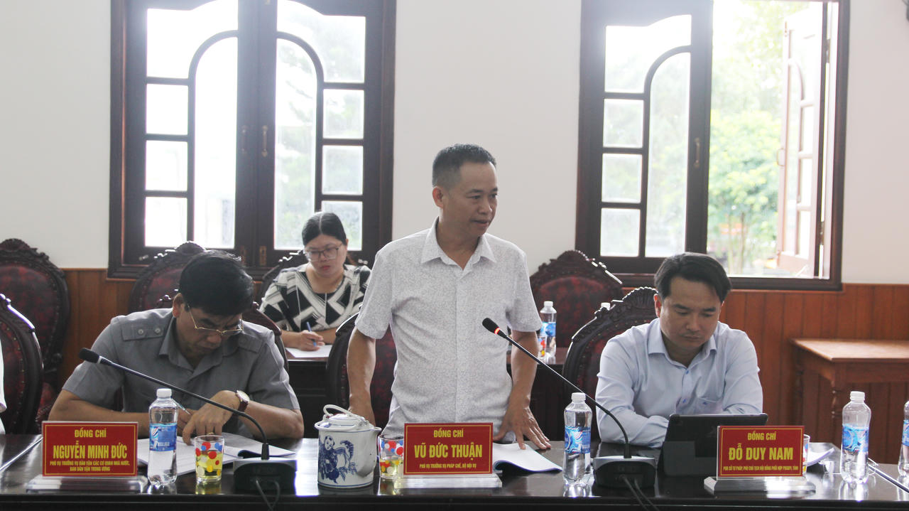 Hội đồng phối hợp PBGDPL Trung ương làm việc với thành phố PLeiku