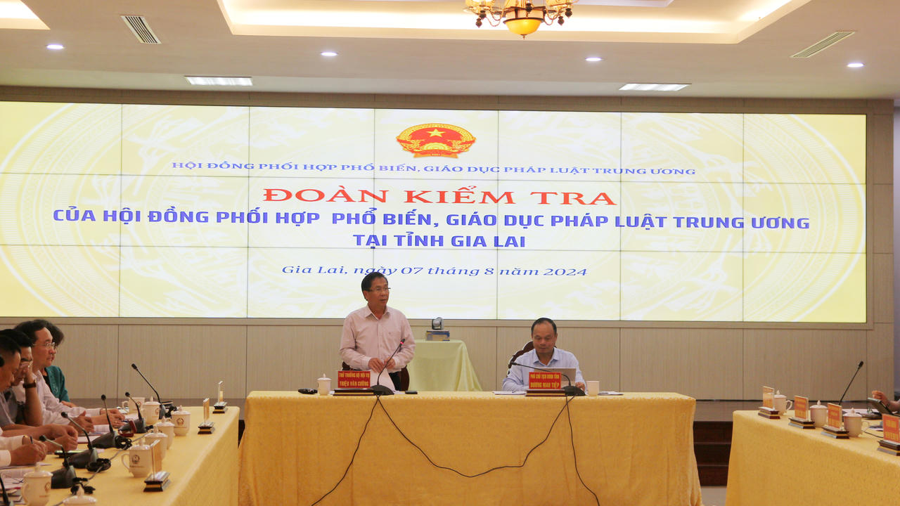 Gia Lai cần chú trọng phổ biến pháp luật vùng đồng bào dân tộc thiểu số