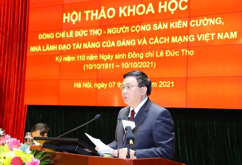 Long trọng kỉ niệm 110 năm ngày sinh đồng chí Lê Đức Thọ 