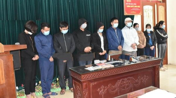 Ninh Bình: Triệt phá đường dây đánh bạc chục tỷ, có cả cán bộ tham gia