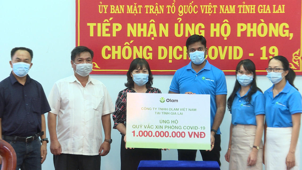 Olam Việt Nam tài trợ hơn 5 tỷ đồng cho Quỹ vaccine phòng chống COVID-19