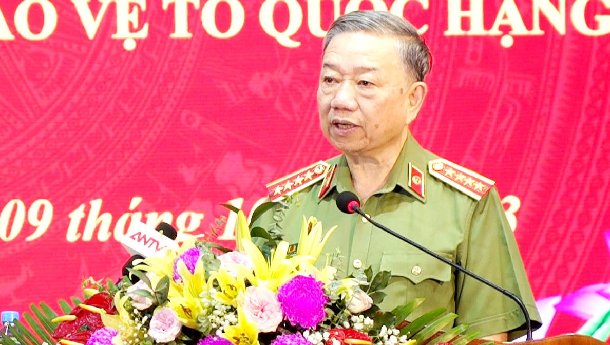 Đại tướng Tô Lâm: Xây dựng lực lượng công an thật sự trong sạch, vững mạnh, chính quy, tinh nhuệ, hiện đại