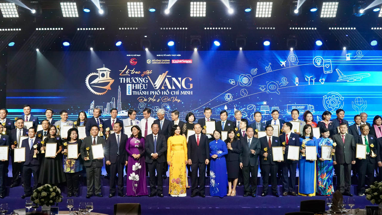 VISSAN nhận danh hiệu Thương hiệu Vàng TP HCM 2023