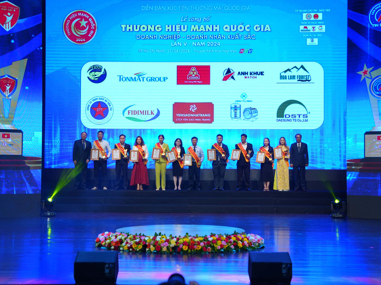 VISSAN đạt danh hiệu Top 10 Thương hiệu mạnh Quốc gia năm 2024
