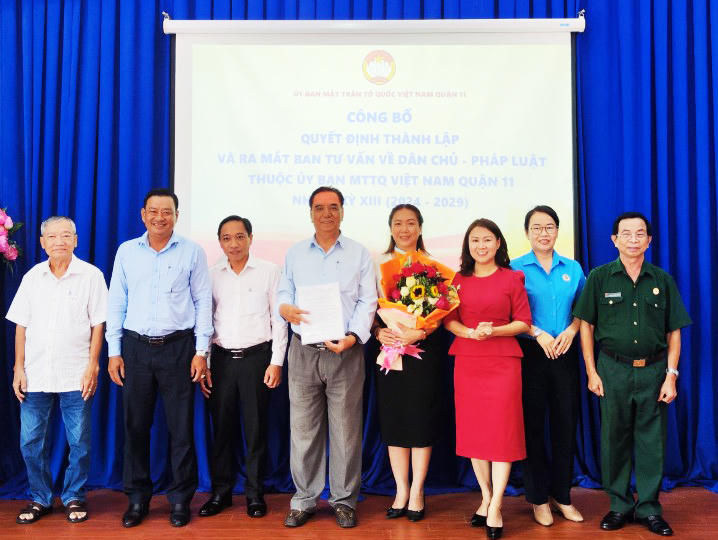 UB MTTQ Việt Nam quận 11 (TP HCM) thành lập các Ban tư vấn