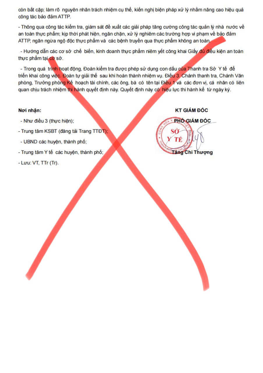 TP HCM: Cảnh giác thủ đoạn giả mạo Thanh tra Sở Y tế để lừa đảo