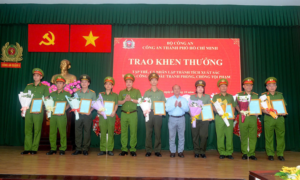 Công an quận 6 và quận 8 TP HCM lập nhiều chiến công trong phá án ma túy