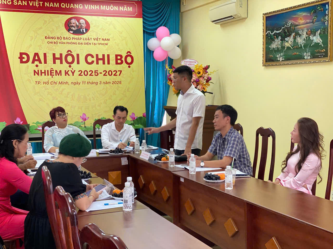 Chi bộ Văn phòng Đại diện tại TP HCM tổ chức Đại hội nhiệm kỳ 2025-2027