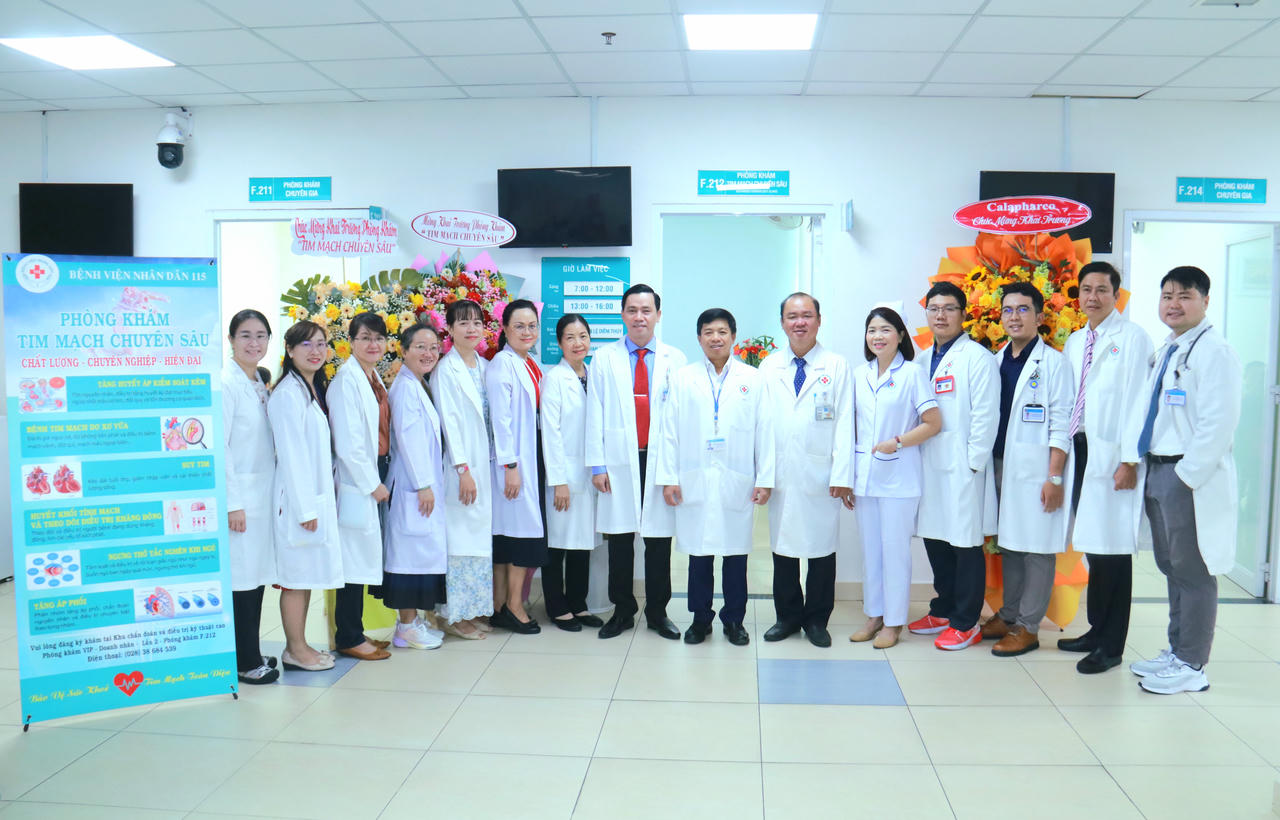 TP HCM: Bệnh viện 115 mở Phòng khám Tim mạch chuyên sâu