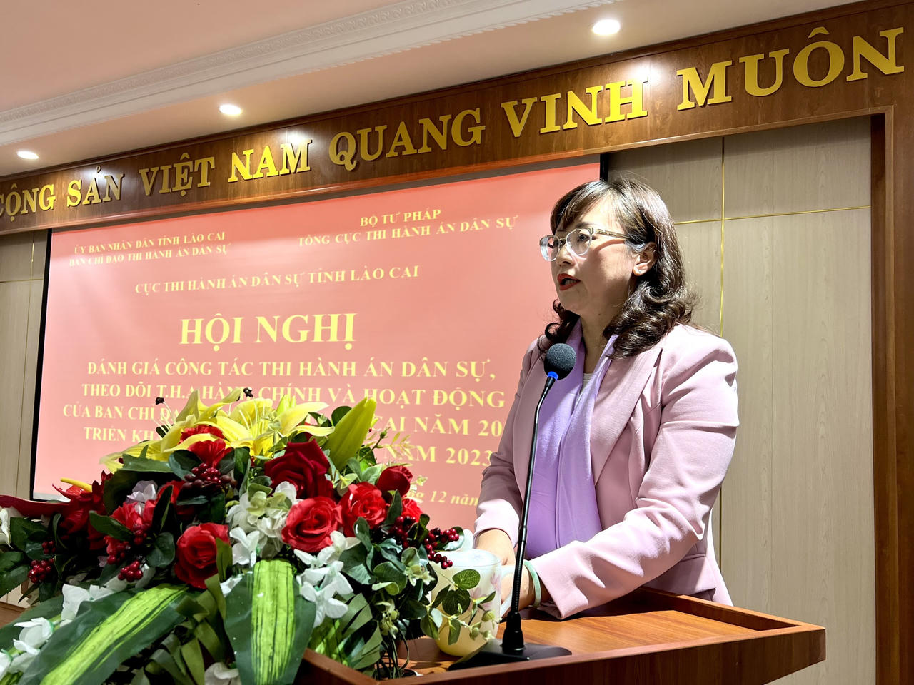 Những kết quả nổi bật trong công tác thi hành án dân sự Lào Cai năm 2022