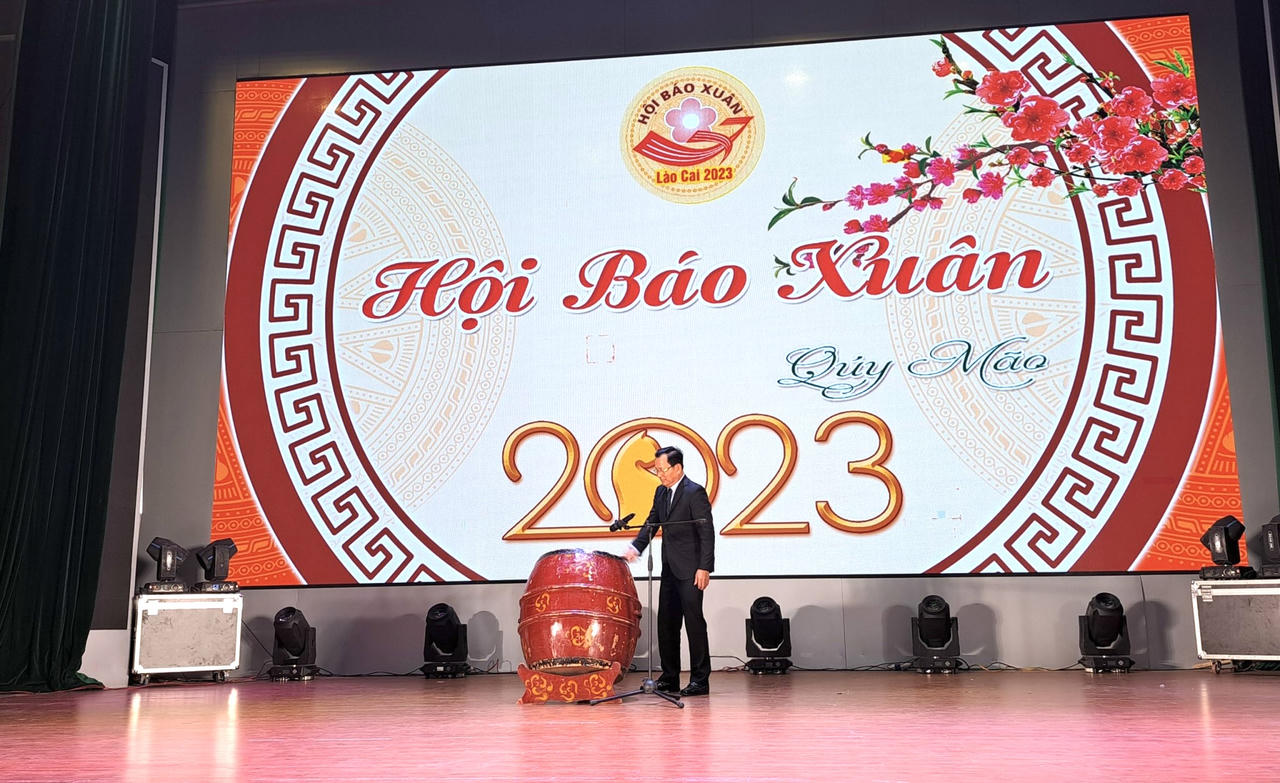 Lào Cai: Khai mạc Hội Báo xuân Quý Mão 2023