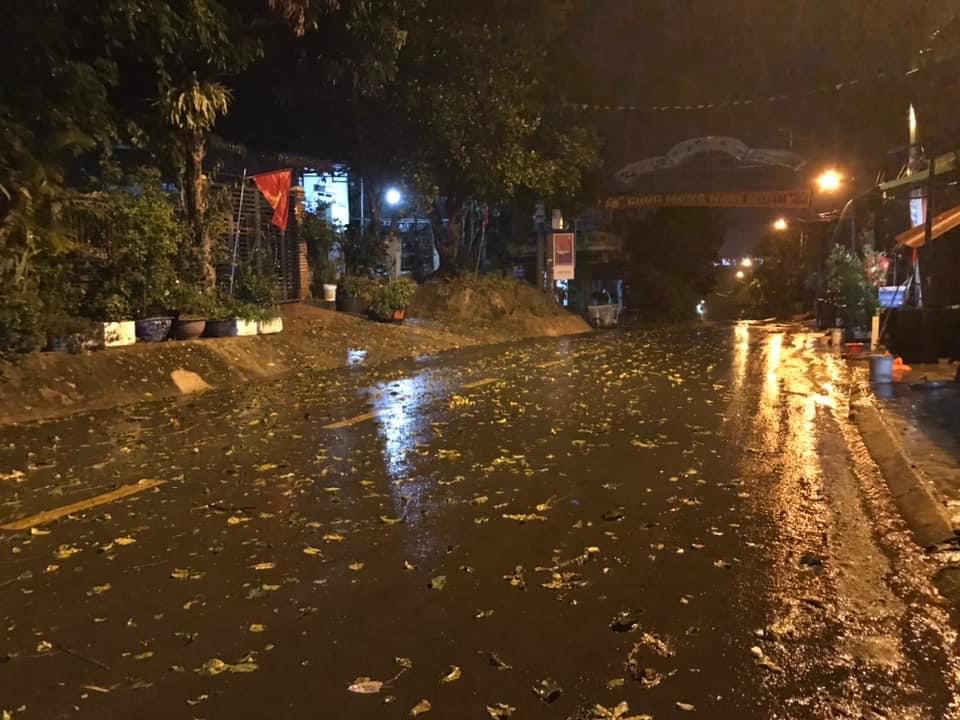 Huyện Mường Tè xuất hiện mưa đá ở nhiều nơi