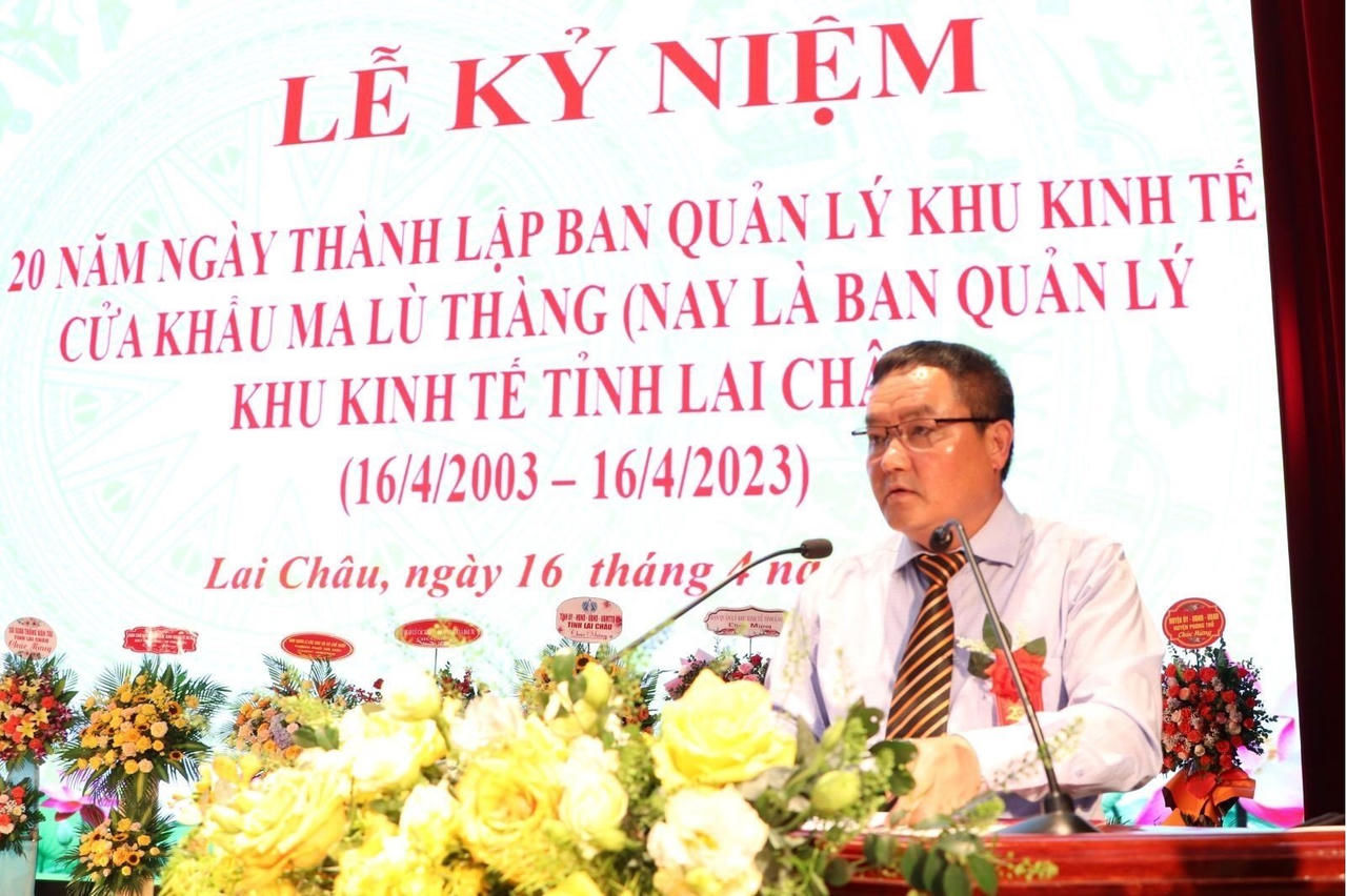 Ban Quản lý Khu kinh tế tỉnh Lai Châu kỷ niệm 20 năm thành lập