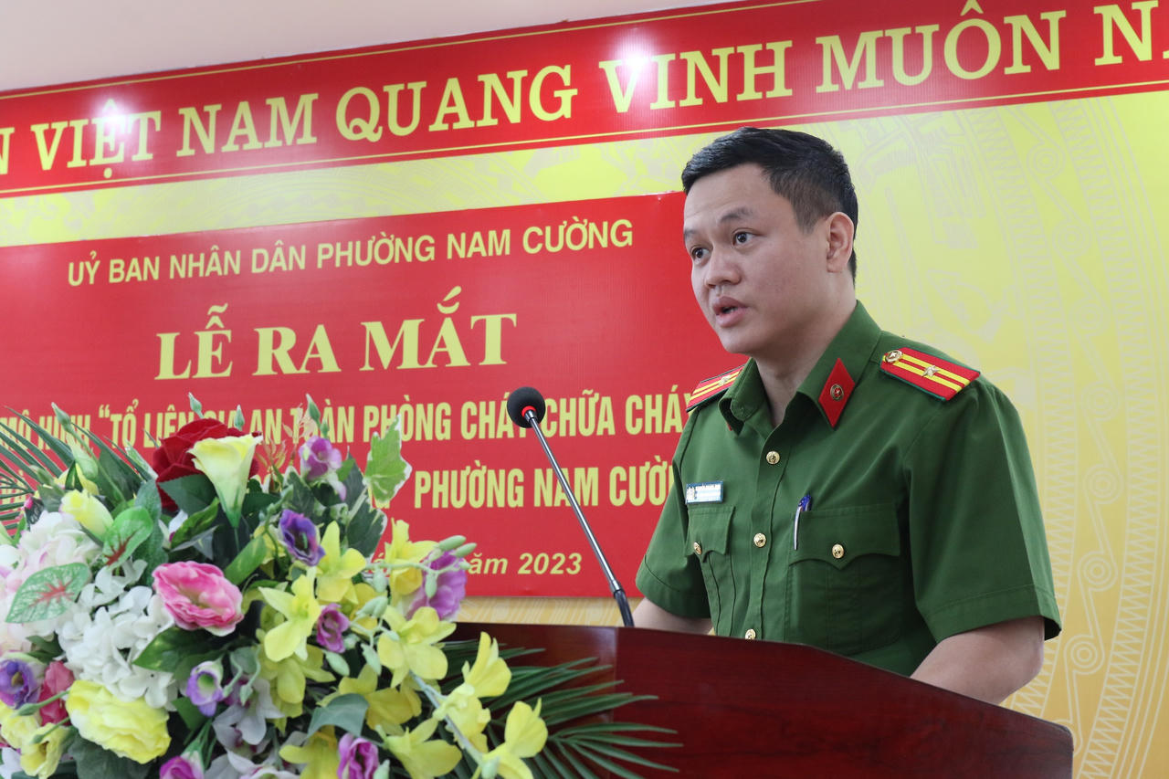 Ra mắt mô hình giúp nâng cao hiệu quả phòng cháy chữa cháy tại TP Lào Cai