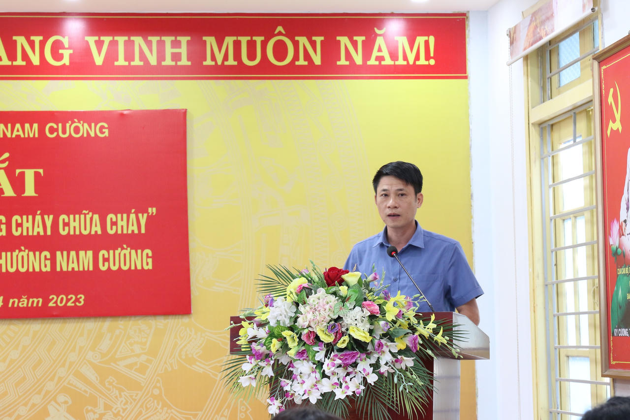 Ra mắt mô hình giúp nâng cao hiệu quả phòng cháy chữa cháy tại TP Lào Cai