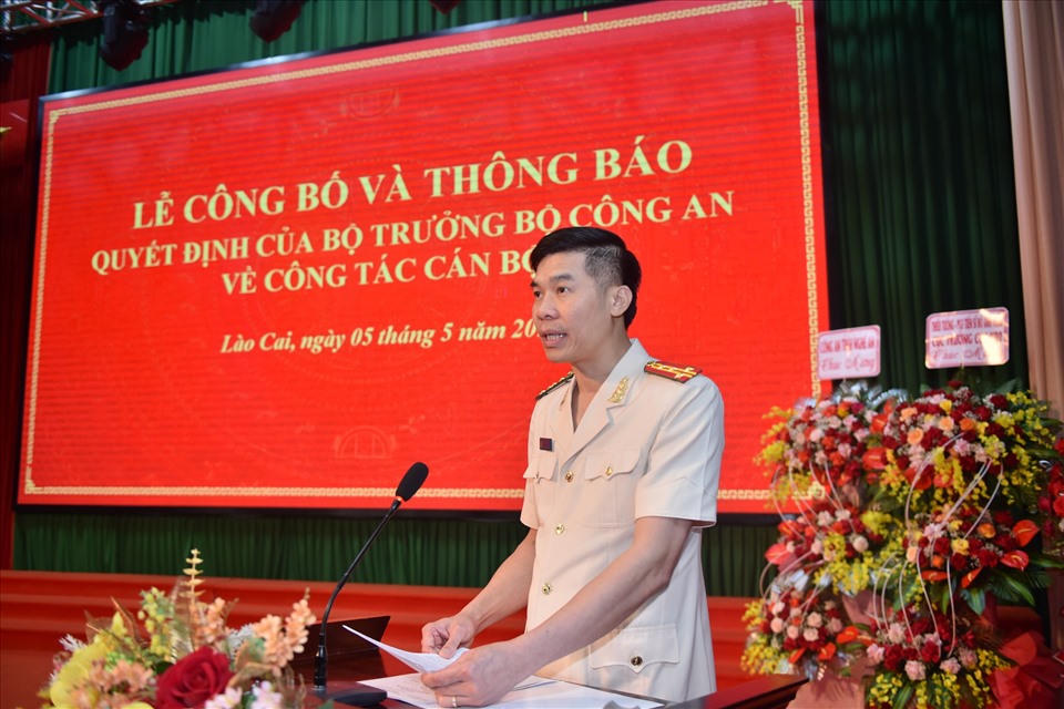 Lào Cai có tân Giám đốc Công an tỉnh