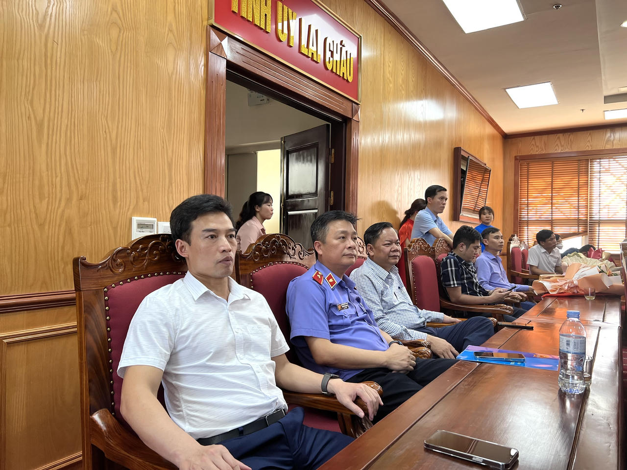 Tỉnh ủy Lai Châu chúc mừng đồng chí Trần Tiến Dũng nhận nhiệm vụ Thứ trưởng Bộ Tư pháp