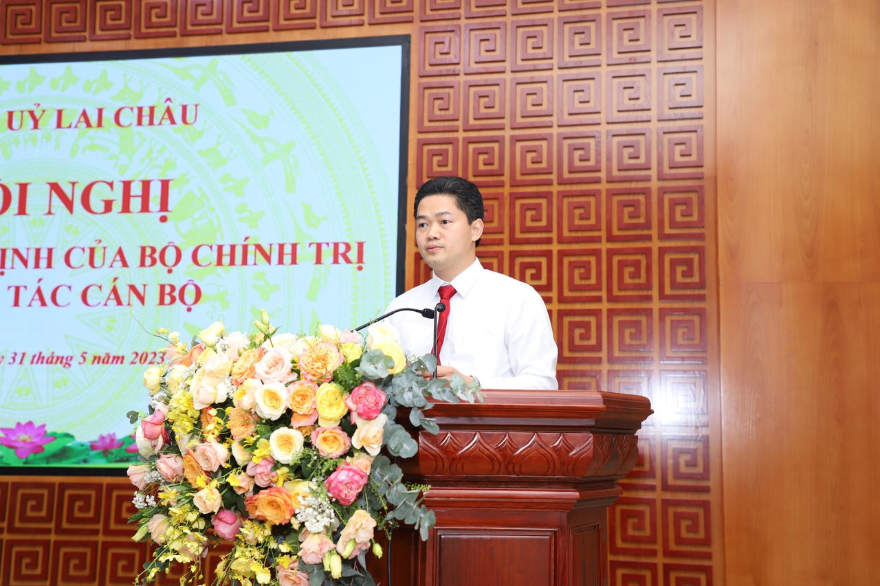 Ông Vũ Mạnh Hà được điều động làm Phó Bí thư tỉnh ủy Lai Châu