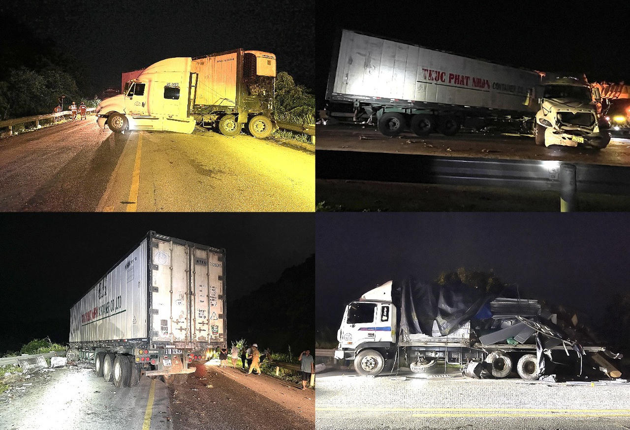 Tai nạn liên hoàn trên cao tốc Nội Bài - Lào Cai